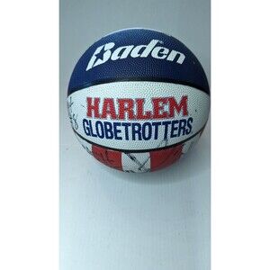 Harlem Globetrotters BADEN Basketball Full-sized 10+ signatures.
